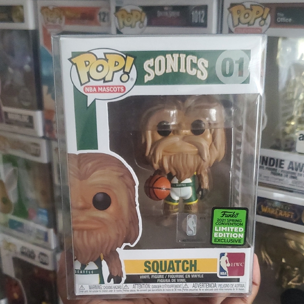 NBA Mascots SQUATCH - Sonics Funko POP #01 - New